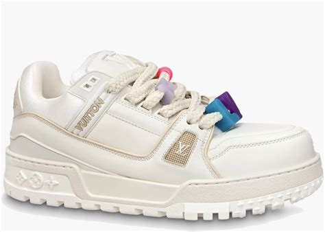 louis vuitton trainer maxi white